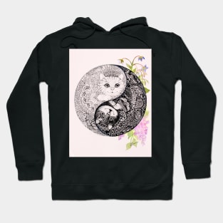 Yin Yang cats Hoodie